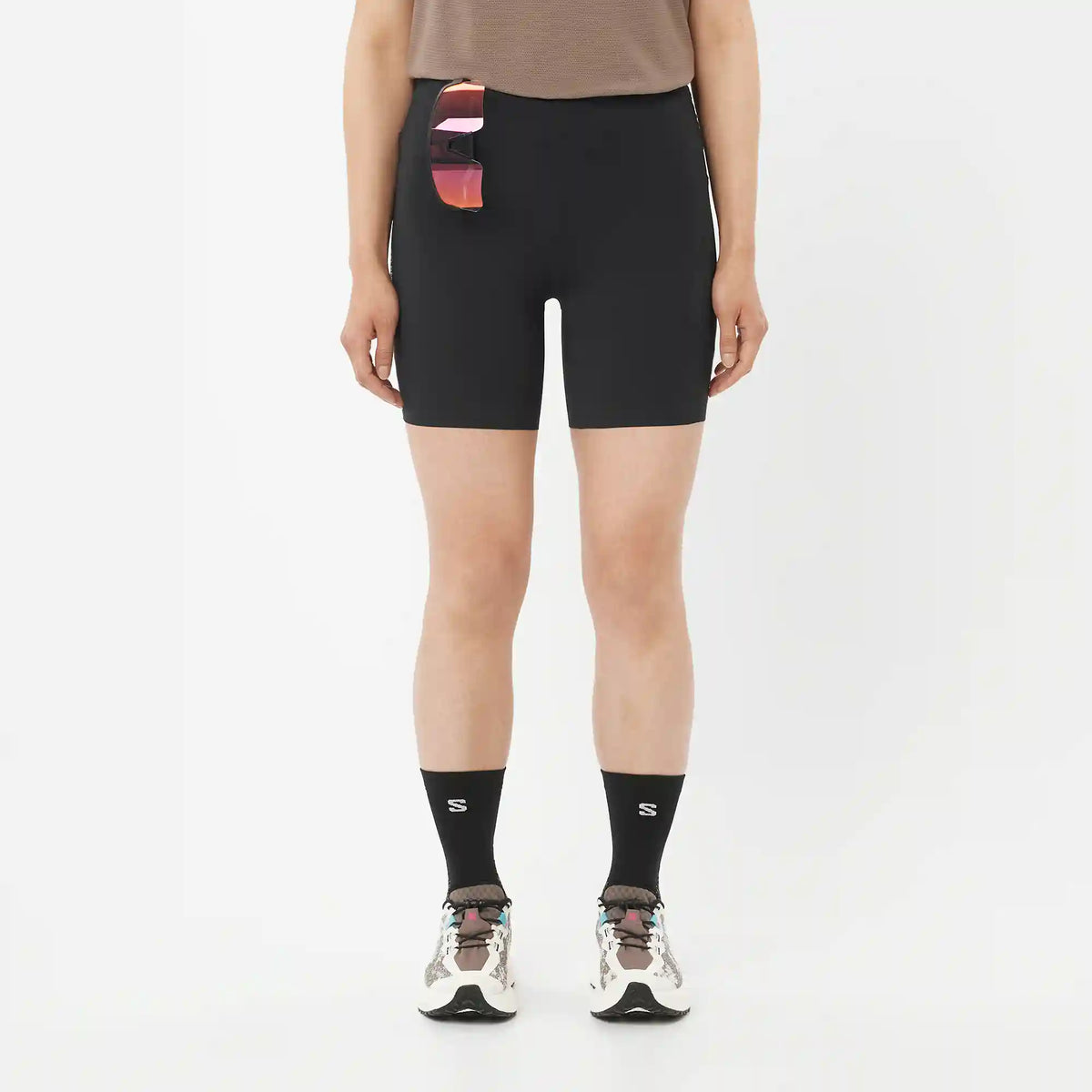 SENSE AERO STOW TIGHTS 6" - Women's Short Tights